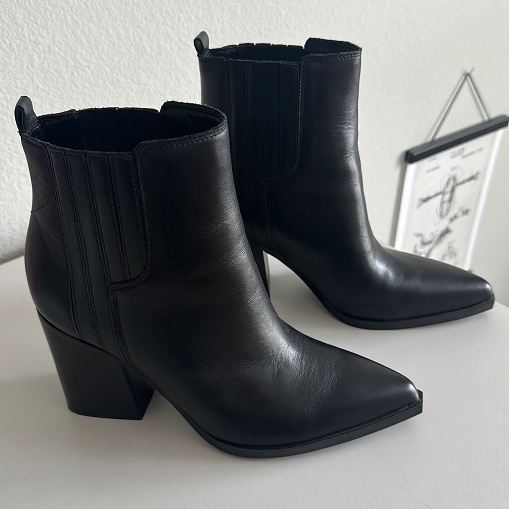 Marc Fisher Black Booties
